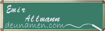 Emir Allmann Visitenkarte